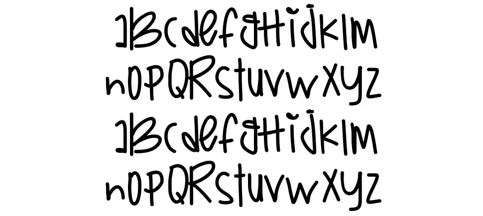 Boxys Returnfont specimens