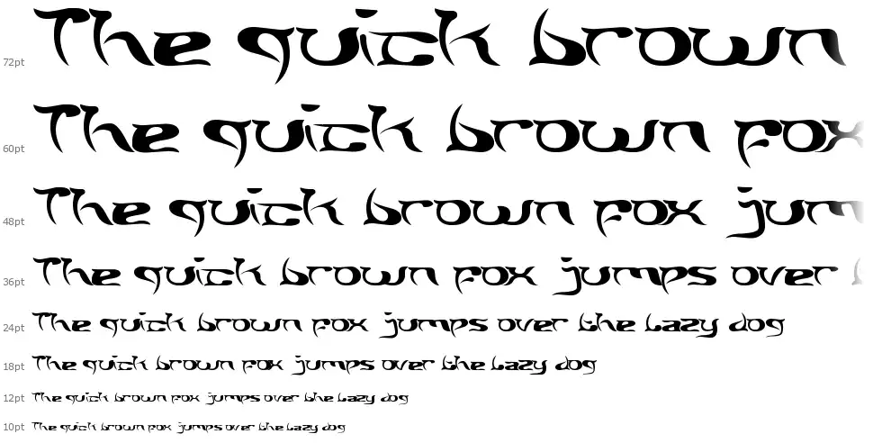 Brain Stormfont waterfall