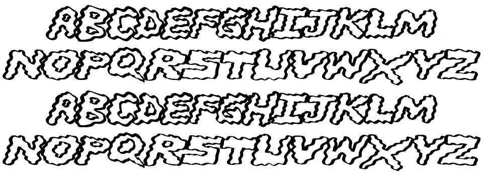 Brain Washersfont specimens
