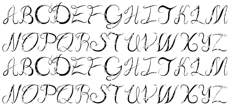 Break It Sweetfont specimens