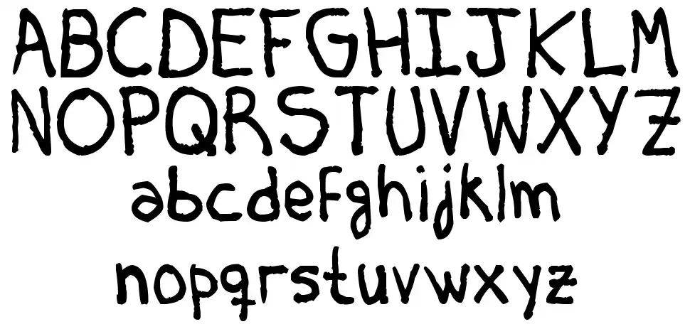 Briasco Rusticfont specimens