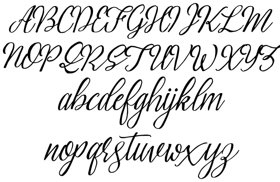 Brightside Typefacefont specimens