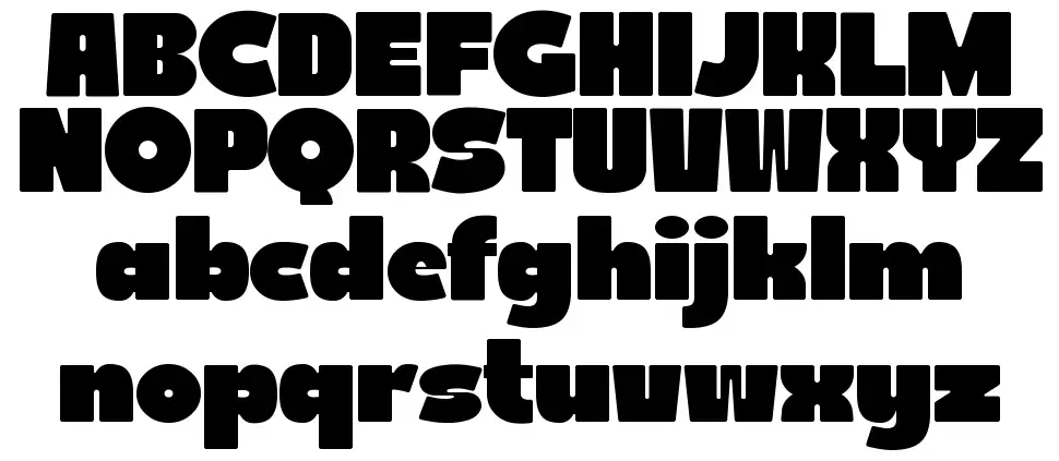 Budoka Vzory písma Budokafont specimens