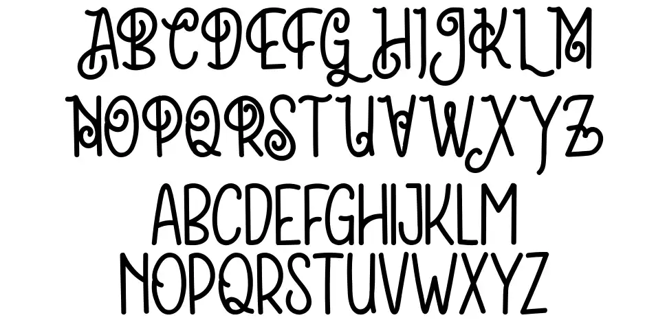 Carlinsonfont specimens
