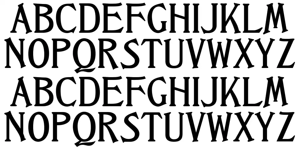 Castle BB&Sfont specimens