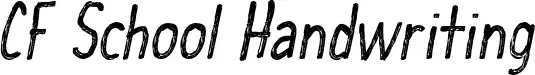 CF School Handwriting