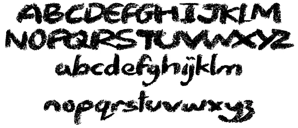 Chalk Stickfont specimens
