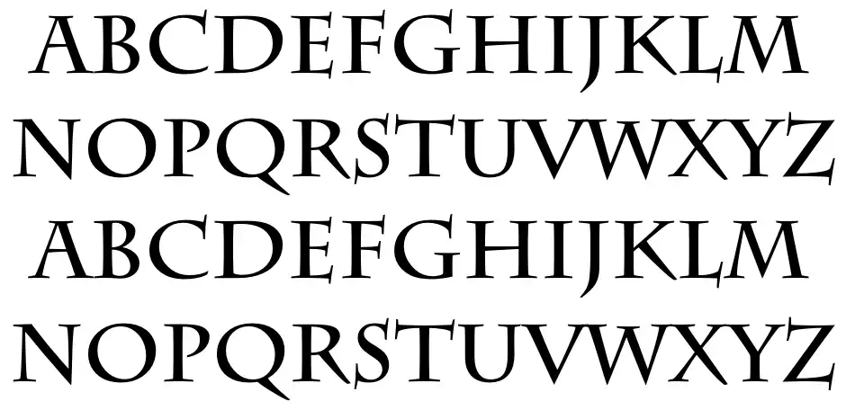 Charlemagne Std Boldfont specimens