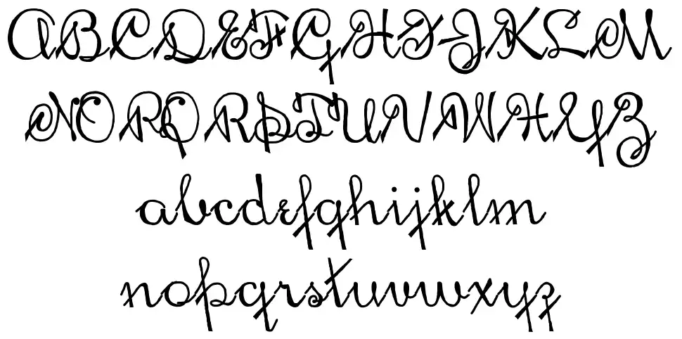 Chicago Script of 14,667font specimens