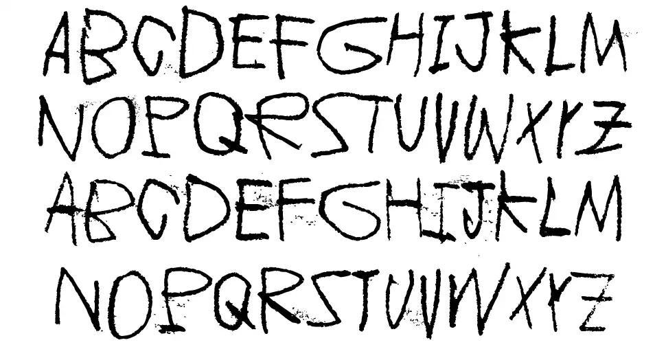 Children of the revolutionfont specimens