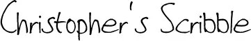 Christopher's Scribble