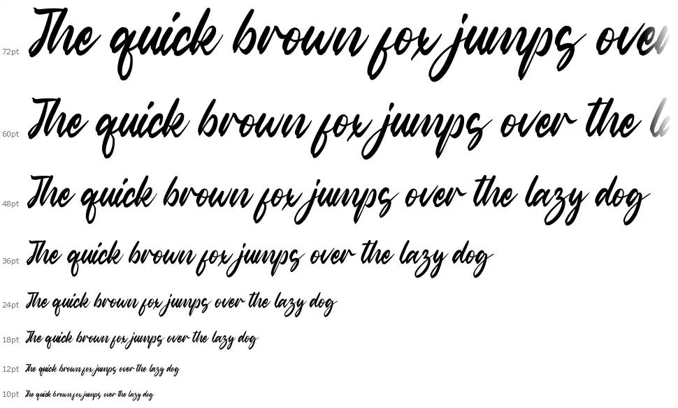 Classic Romanticfont waterfall