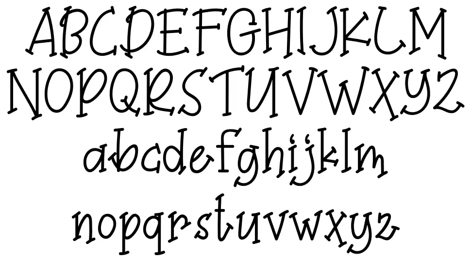 Coffee Milkshakefont specimens