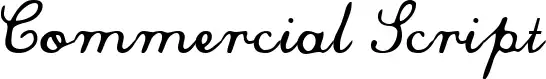 Commercial Script
