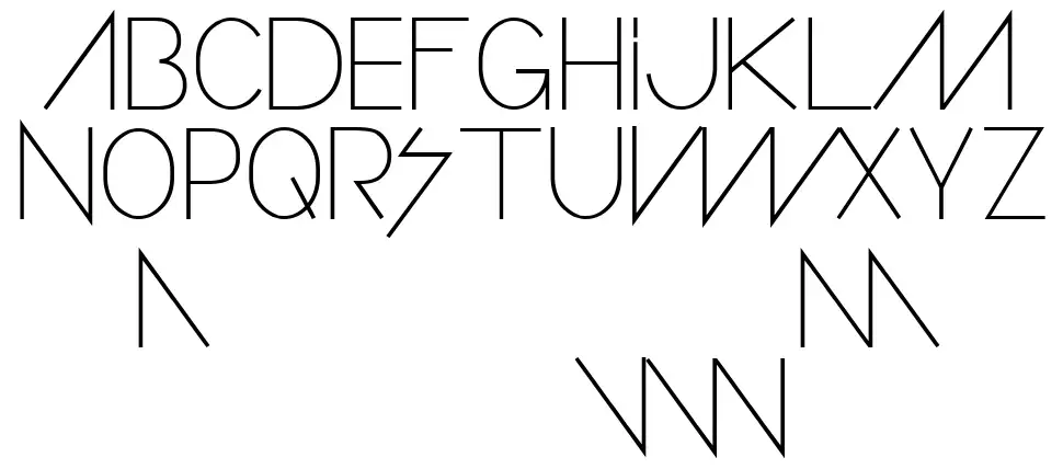 Confusion Girlfont specimens