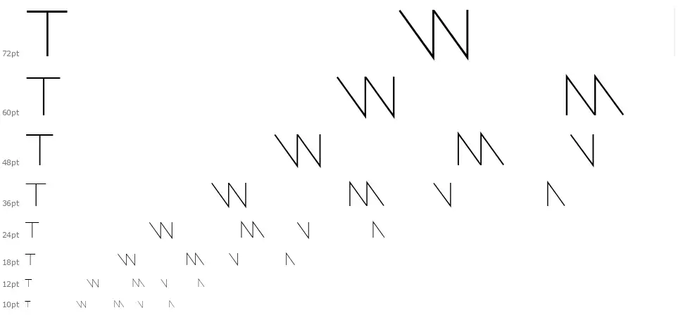 Confusion Girlfont waterfall