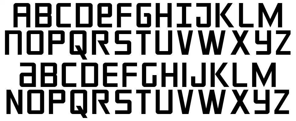 Crixus font specimens
