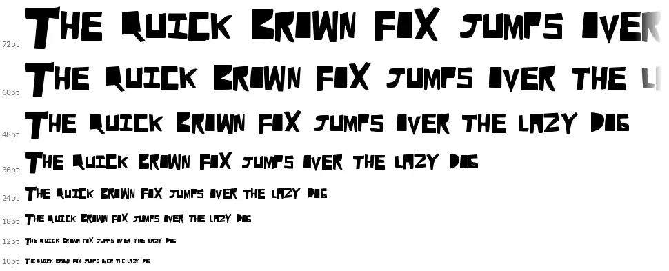 Cut Awayfont waterfall