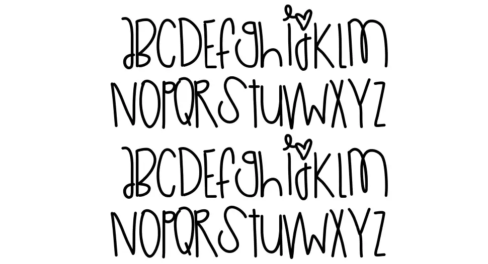 Cute As A Buttonfont specimens
