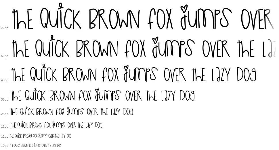 Cute As A Buttonfont waterfall