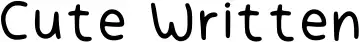 Cute Written