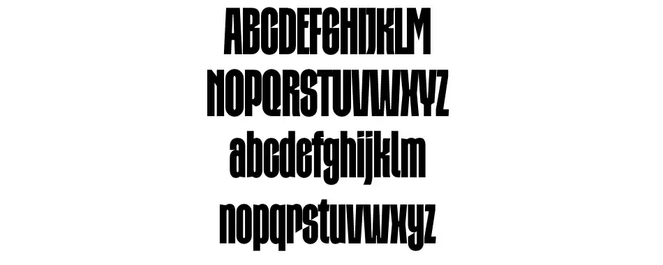 Daltown Vzory písma Daltownfont specimens