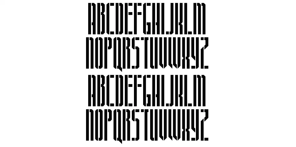 DCA!font specimens