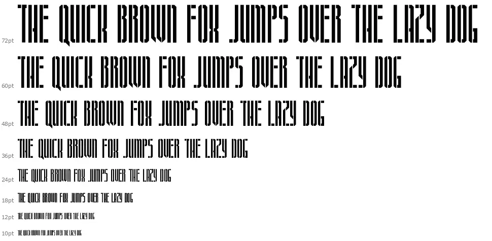 DCA!font waterfall