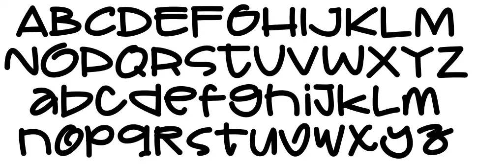 Dear Daddyfont specimens