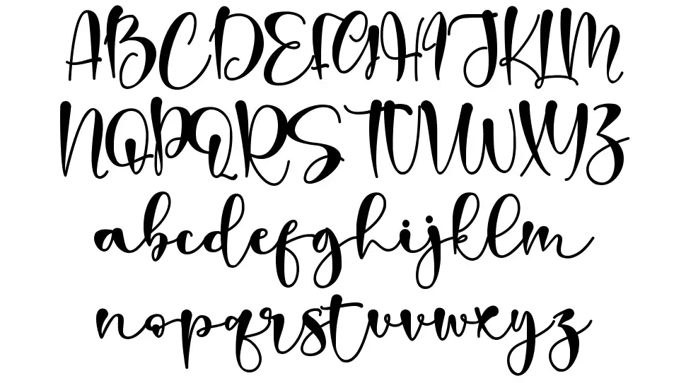 Dear Darlingfont specimens
