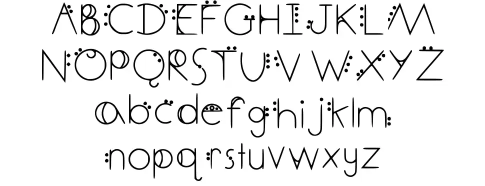 December Decofont specimens