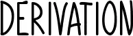 Derivation