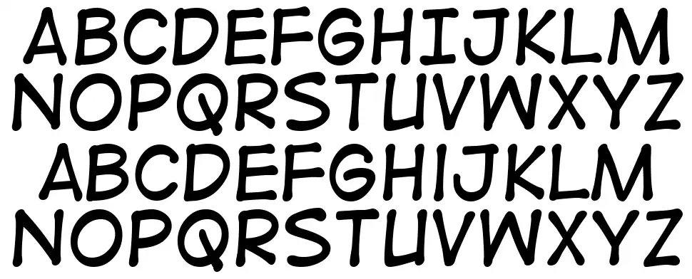 Digital Stripfont specimens