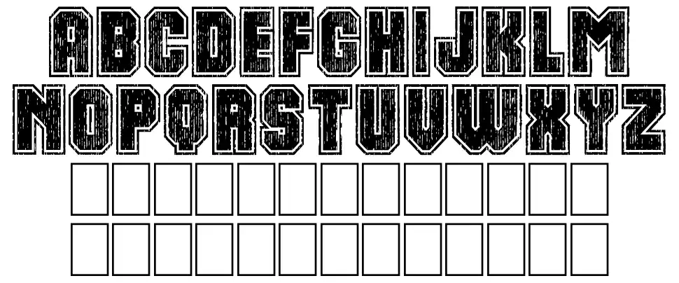 Dirty Bowl 86font specimens