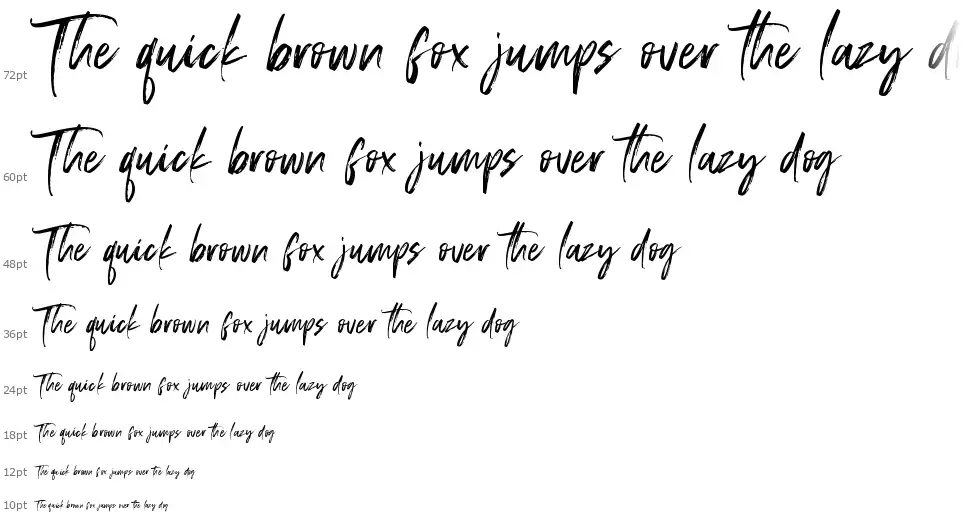 Displatterfont waterfall