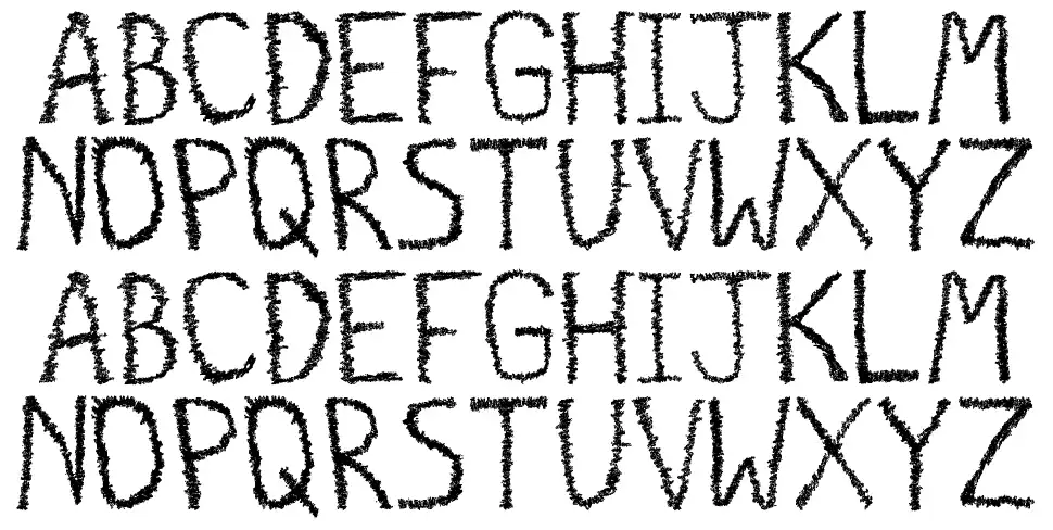 Distrogrunge TFBfont specimens