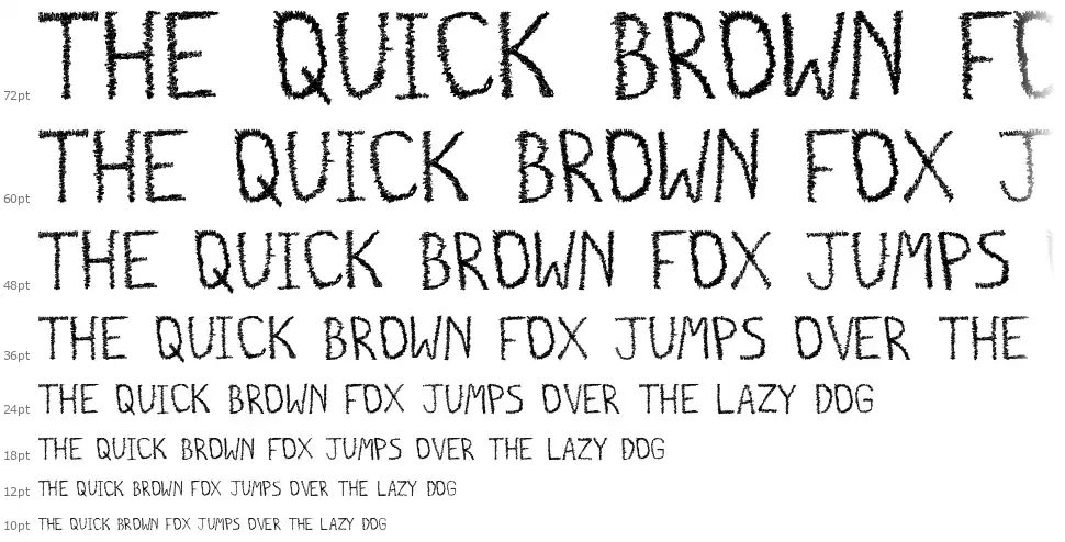 Distrogrunge TFBfont waterfall