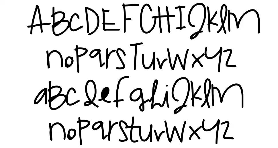 Dream Catcherfont specimens