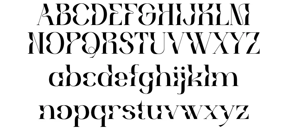 Dreamty Vzory písma Dreamtyfont specimens