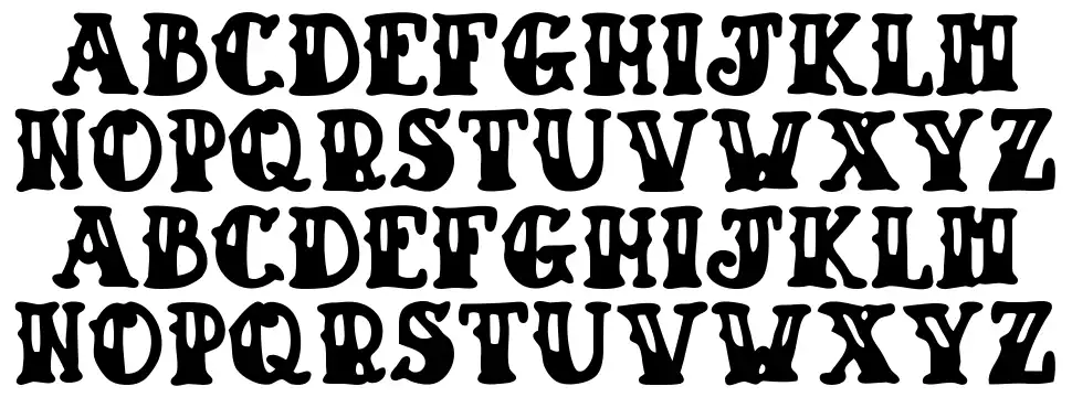 Drunk Sailorfont specimens