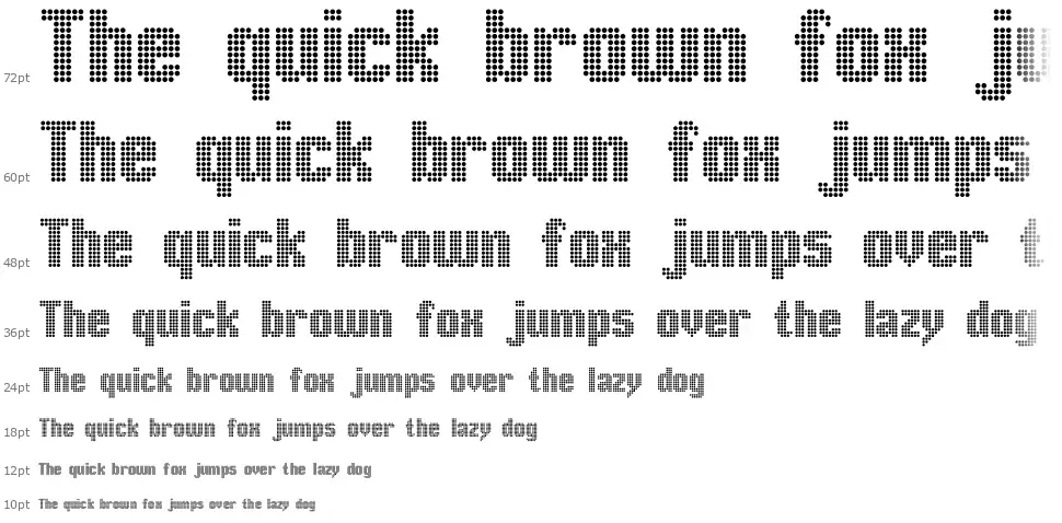 DS Pointfont waterfall