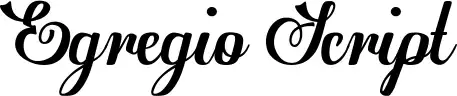 Egregio Script