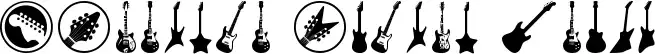 Electric Guitar Icons