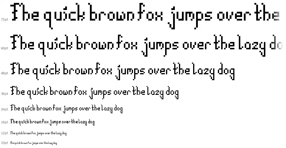 Epic Calligraphyfont waterfall