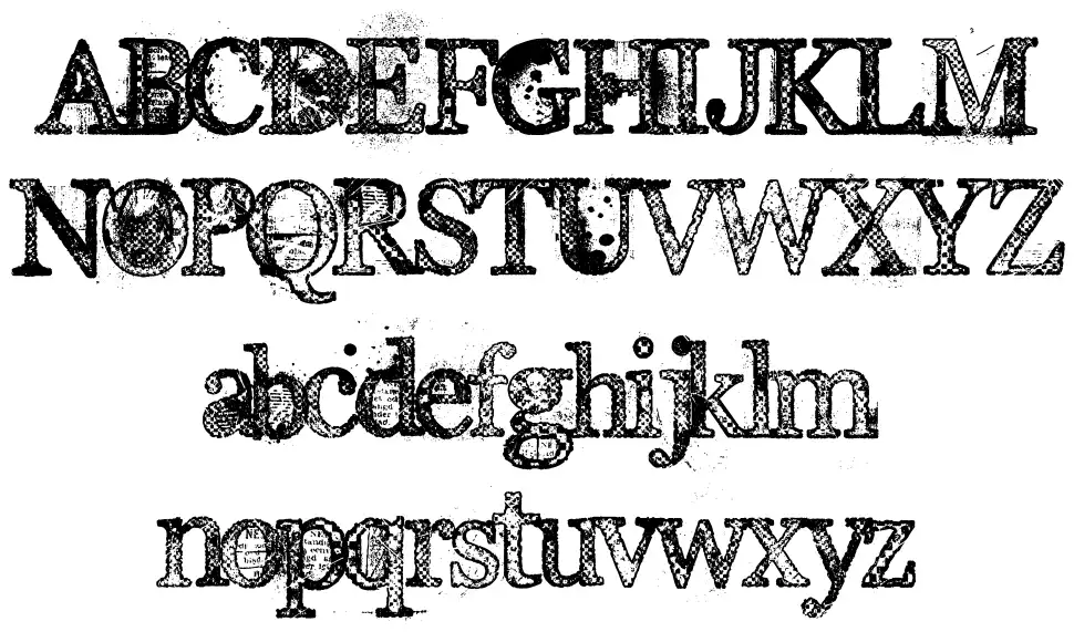Everyday Ghostfont specimens