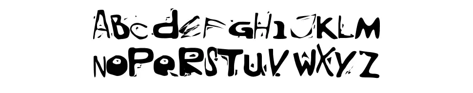 Evil Mailfont specimens