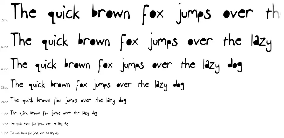 Experimental Seex Fontfont waterfall