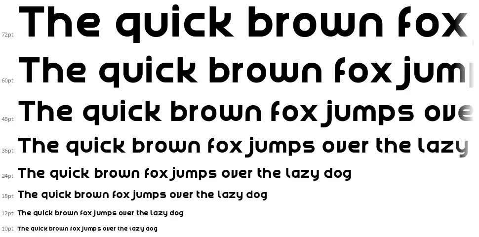 Extended CWfont waterfall