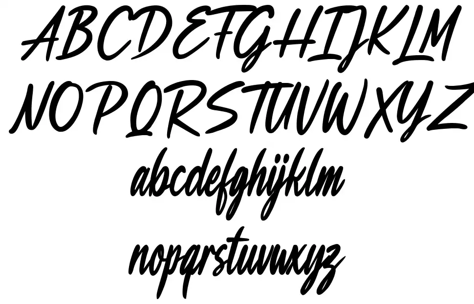 Fashion Drunkfont specimens
