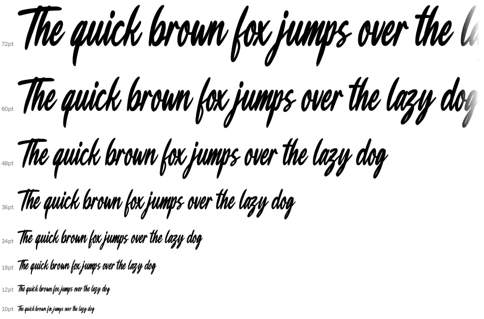 Fashion Drunkfont waterfall